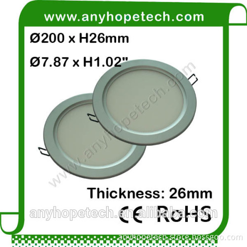super brightness 24v diamter 200mm 16watt for hotel modern led ceiling lights